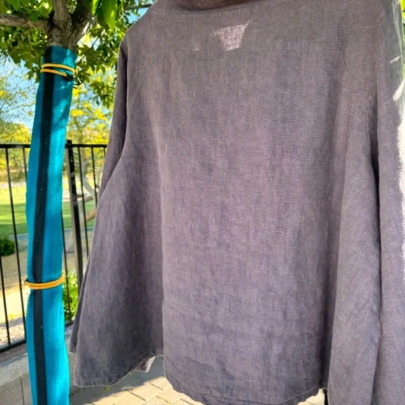 Bryn Walker 100% Linen Top Size XL - Picture 2 of 10